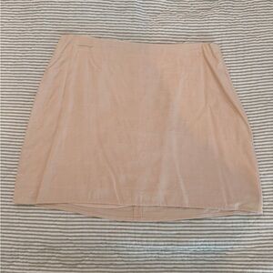 Butterfly Print Pink A-Line Skirt